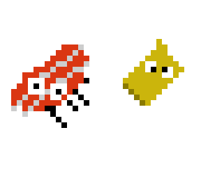 ribblepede x bombino pixel art