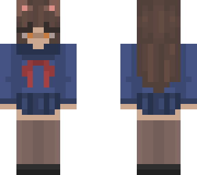 schoolgirl blue