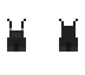 short black overalls