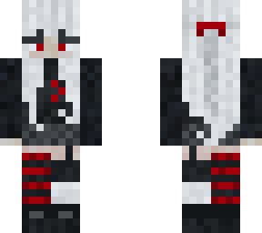 skin sad emo red black and white