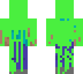 steve covered in slime