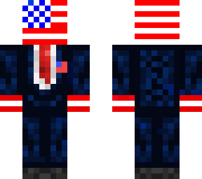 america in a suit