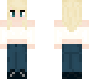 blonde girl skin