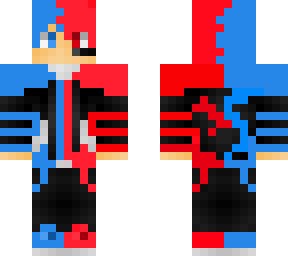 blue and red fire dragon v2