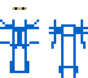blue and white ninja
