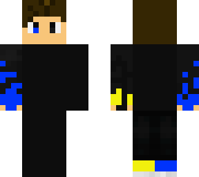blue black and yellow my skin