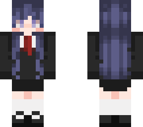 blue hair girl
