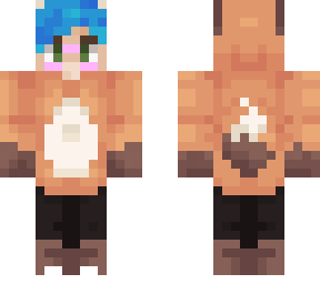 blue haired fox makiot8 skin edit