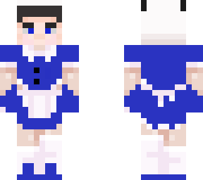 blue maid panda flubbypanda