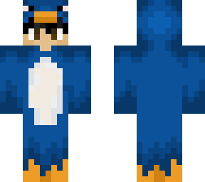 blue penguin onesie