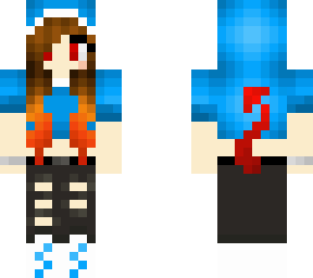 blue red