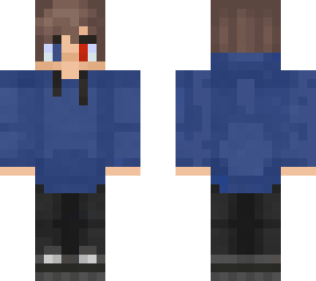 blue sweater - edit