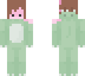 boy axolotl in dinasour onsie