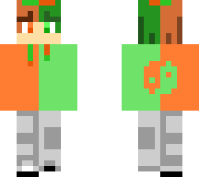 boy orange and green