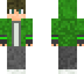 boy with a green shirt