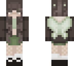 butterfly girl with brown hair