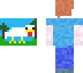 chicken following steve