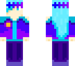 cool color themed girl