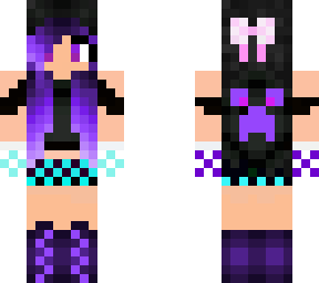cool neon girl mix (endergirl, creepergirl)