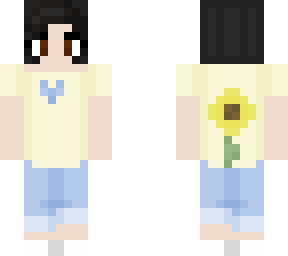 cute sunflower girl
