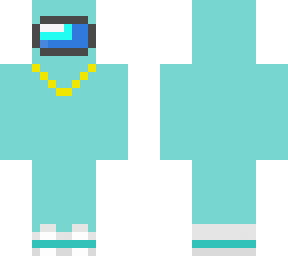 cyan among us swag