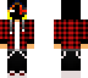 demon in checked shirt