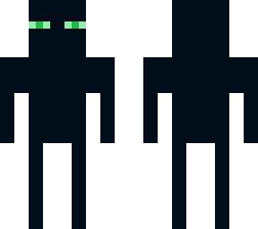enderman con ojos verdes