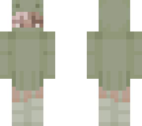 f r o g  h o o d i e  ~ b r o w n & p i n k