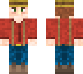 farmer red & hat