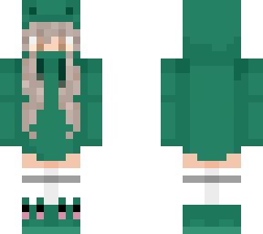 frog hoodie girl