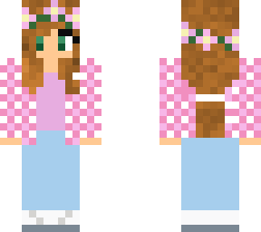 girl in pink