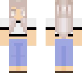 girl in white tee