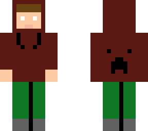 Herobrine with hoodie | Minecraft Skin