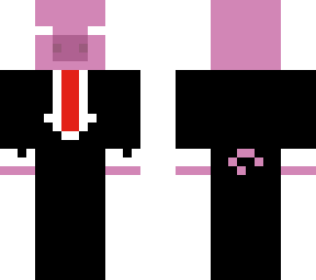 herobrione pig in a suit