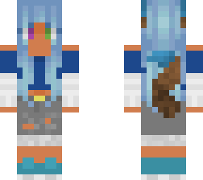 luna -blue wolf girl v2- -ce-
