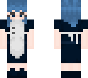 maid w/ blue hair