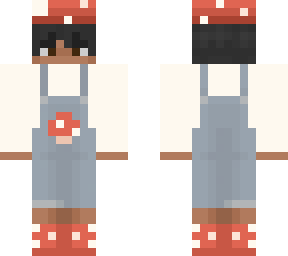mushroom overalls
