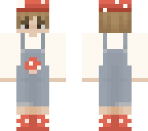 mushroom overalls