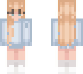 my skin (blue and blonde)