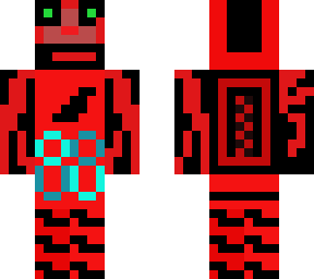 old guy in red and black