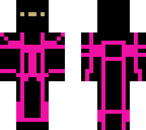 pink and black ninja