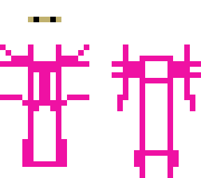 pink and white ninja