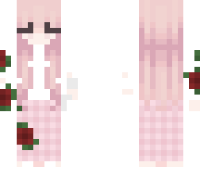pink flower skin