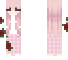 pink flower skin