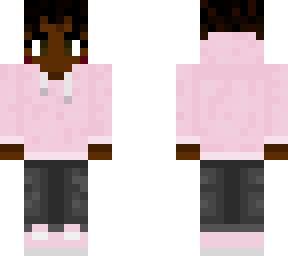 pink hoodie male