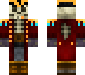 pirate skeleton with hat