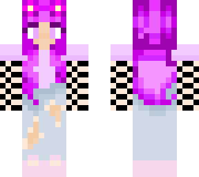 purple haired e-girl