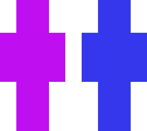 purple v/s blue(battle)