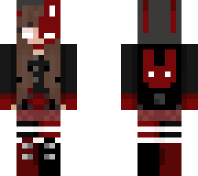 rabbit girl edit red with no pupil