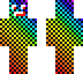 rainbow dude with weird eyes